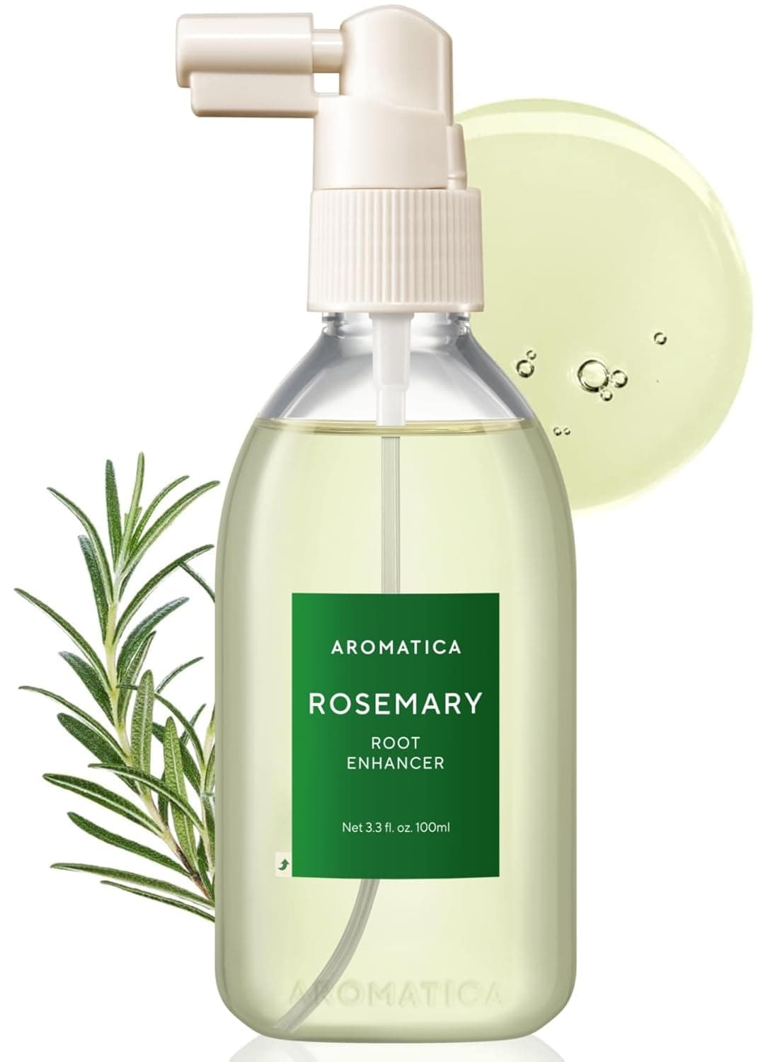 AROMATICA Root Enhancer Rosemary Water Spray for Hair Growth – Korean Hair Care Oil for Scalp Detox